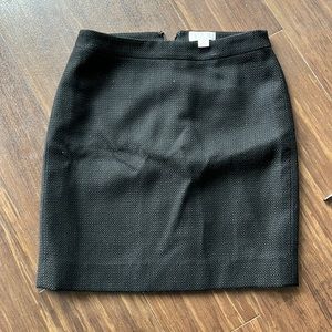 EUC LOFT Textured Wool Sparkle Skirt